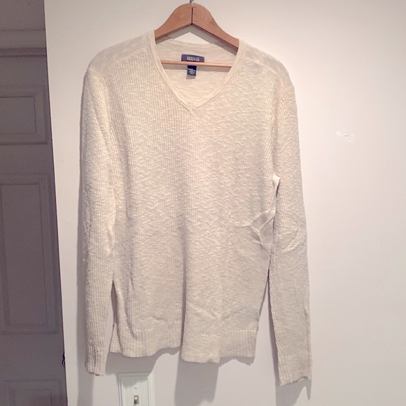 Pull Col V Bugle Boy Pour Homme - Taille L - Rouge - Occasion Très Bon état